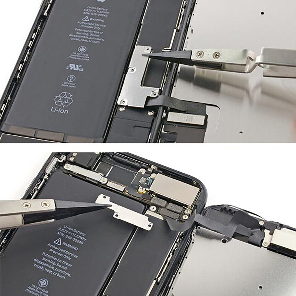 JM-T10-12 Präzisions-Antistatik-ESD-Elektronikpinzette aus Stahl für die iPhone-Reparatur