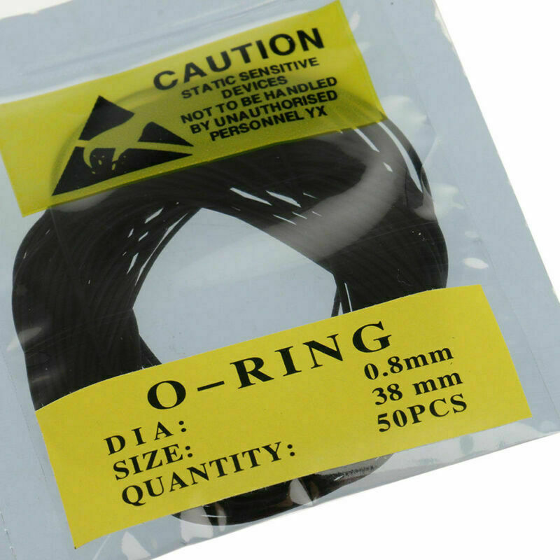 500pcs/Set 31-40mm Rubber O-Ring Watch Back Cover Seal Gaskets Repair Parts