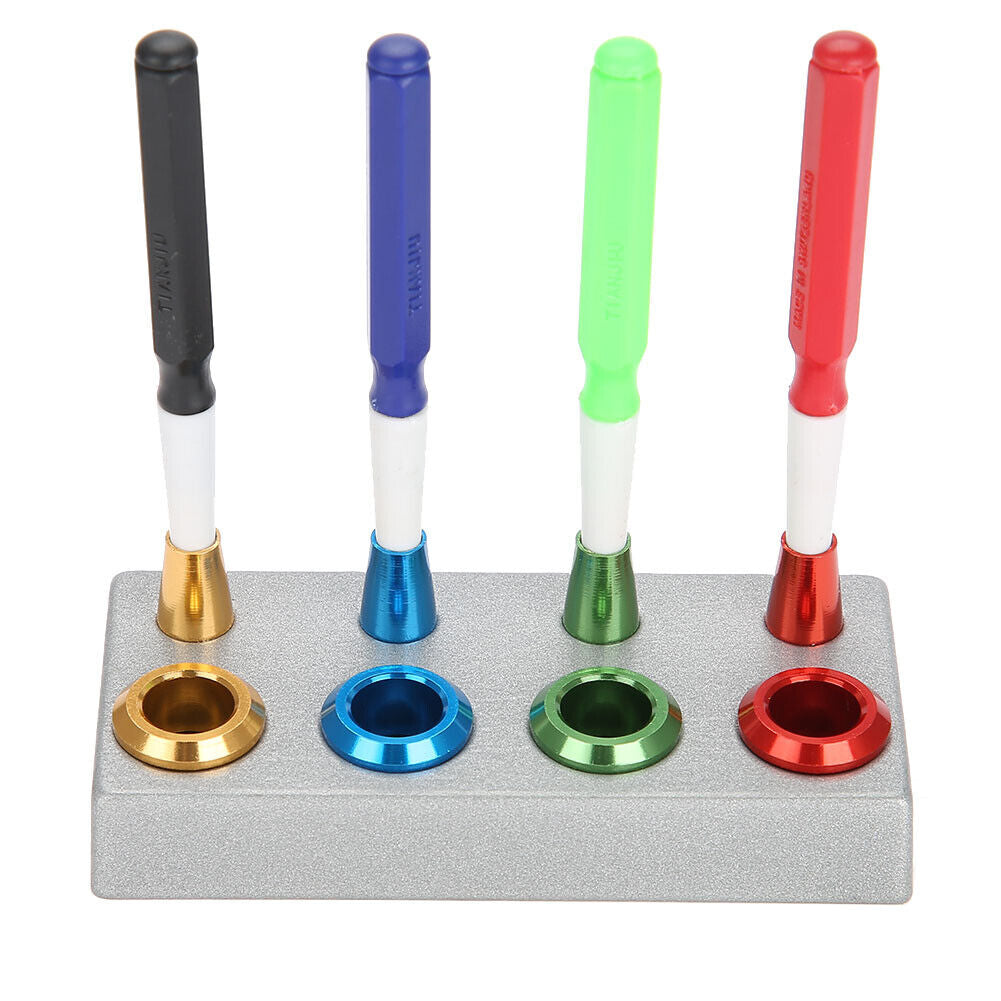 Tragbares Uhrenöler-Set, 4 Ölbecher, 4 Ölstifte, Uhrwerk-Ölstift, Uhrenreparatur
