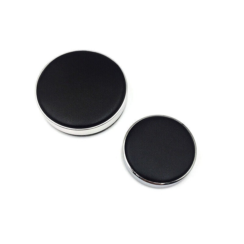 Large brown leather watch movement cushion pad by Gift, ideal for secure and safe watch repairs.