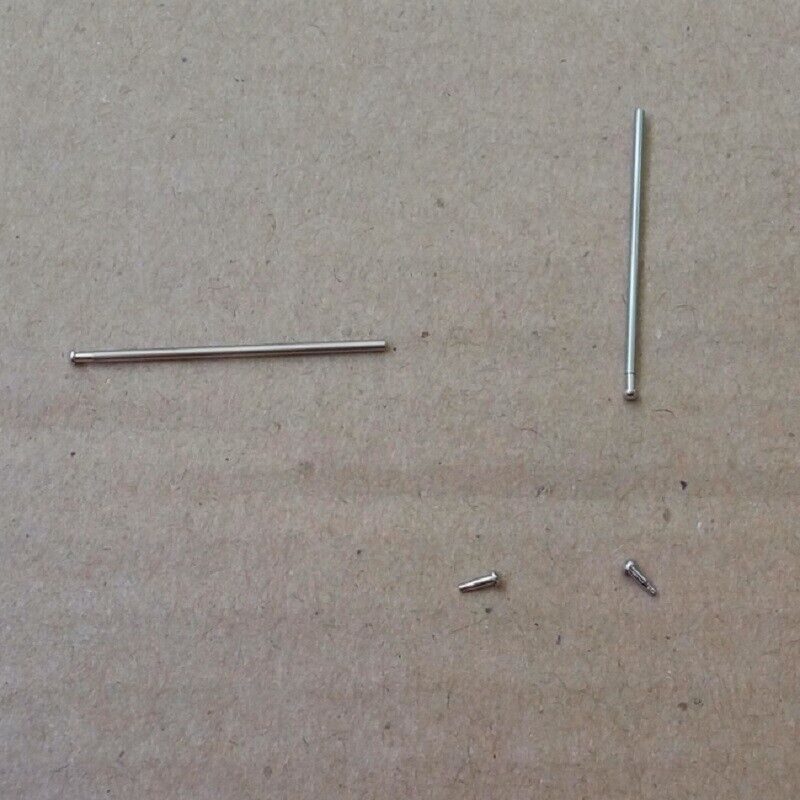 8mm-26mm 1.0mm thick tube friction pin spring bars for secure watch band clasp, durable replacement parts