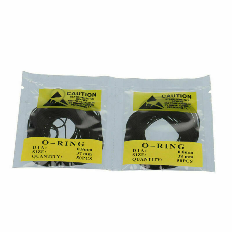 500pcs/Set 31-40mm Rubber O-Ring Watch Back Cover Seal Gaskets Repair Parts