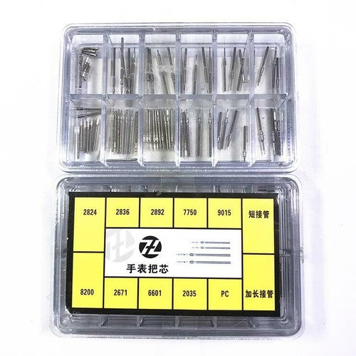 Assorted Watch Winding Stem Generic for Different Watch Movement Stainless Steel