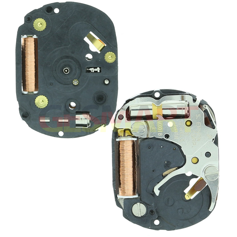 Hattori Epson VX01B quartz watch movement, precise Japanese engineering ensuring accurate timekeeping.