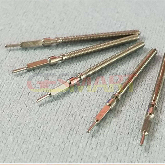 Set of 3 watch winding stems compatible with ETA 6497, 6498, and Seagull ST3600, ST3620 movements.