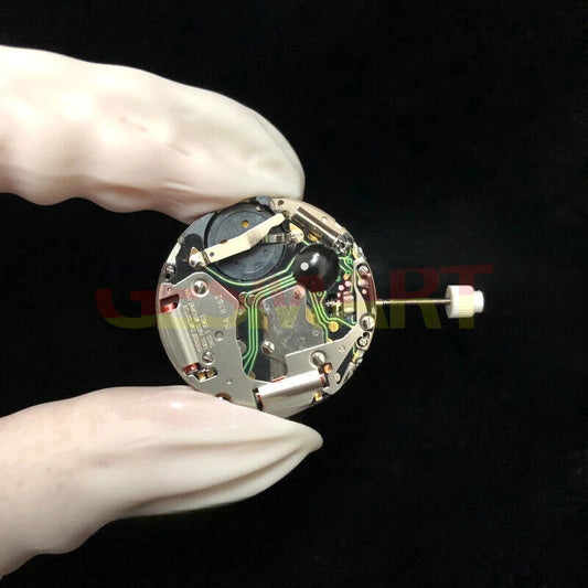 Swiss ISA 8162 quartz movement for watch repair, date display at 4/6, reliable Original brand component
