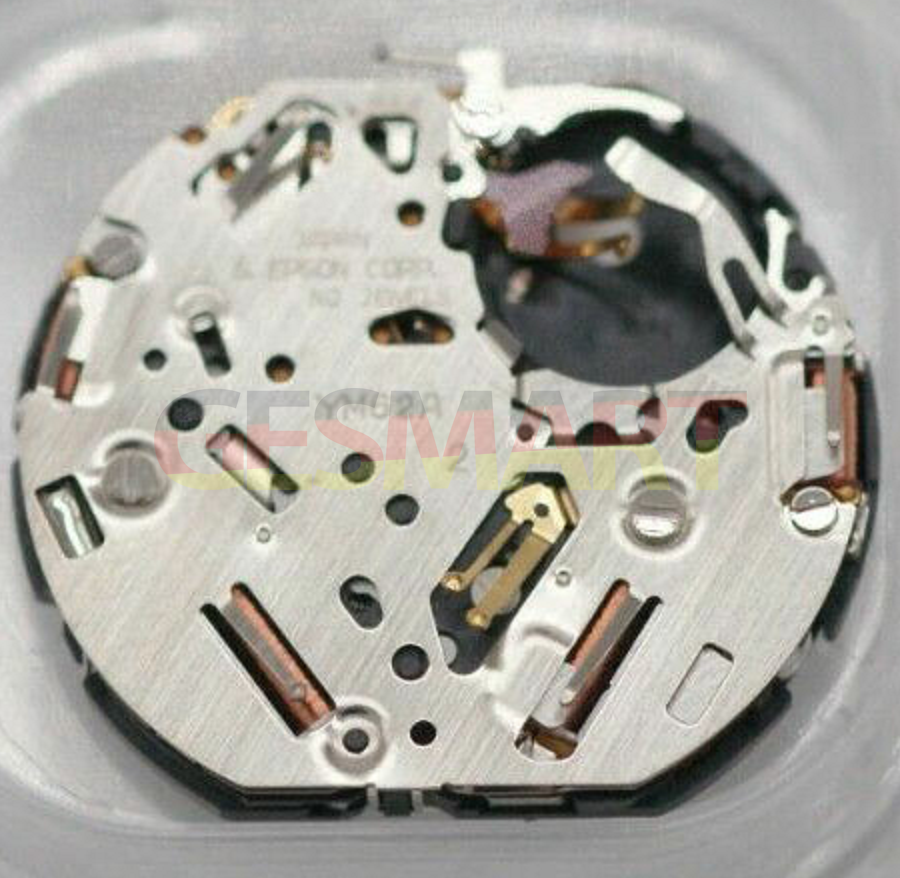 Hattori Epson TMI YM62A quartz watch movement, Japan-made precision part for accurate watch repairs.