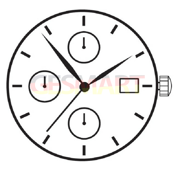 Hattori Epson TMI YM62 YM62A Watch Quartz Movement Japan Made