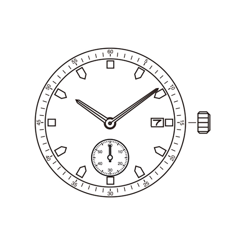 Miyota 0T45 Japan Quartz Movement watch part ensuring precise timekeeping and durable quality.