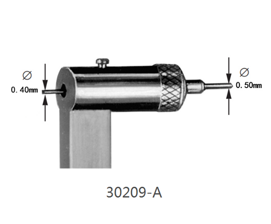 Replacement broach pins for Bergeon 30209 screw extractor, precision watch repair tool accessory.
