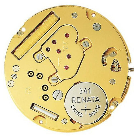 Ronda 1005 Slimtech quartz watch movement with precision timekeeping for slim watch designs.