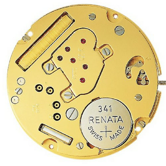 Ronda 1009 quartz watch movement mechanism for precise timekeeping in watch accessories.