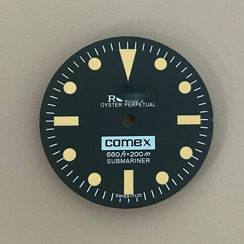 Cadran de montre rétro 28,5 mm, vert lumineux, compatible avec les mouvements NH35/8215/2836 #XE5