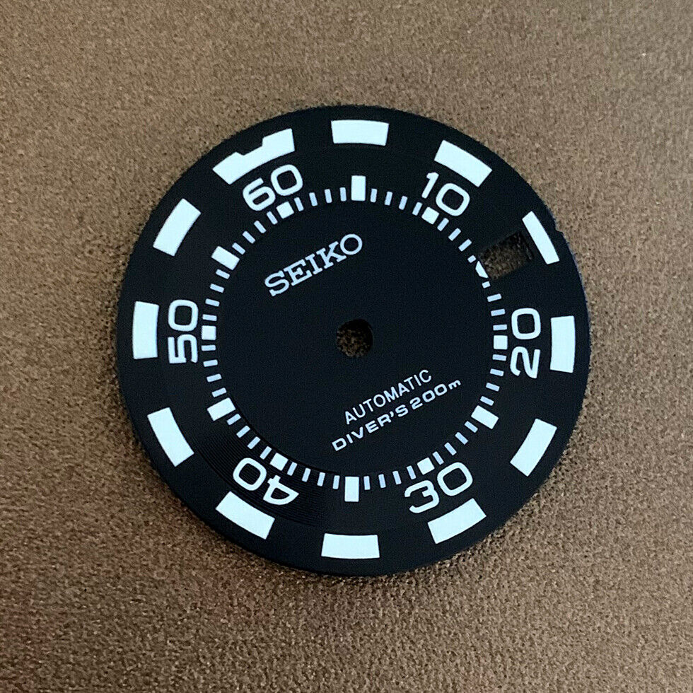 28,50 mm Zifferblatt, grün leuchtend, geeignet für NH35/NH36 Uhrwerk, Uhr Nr. 0323