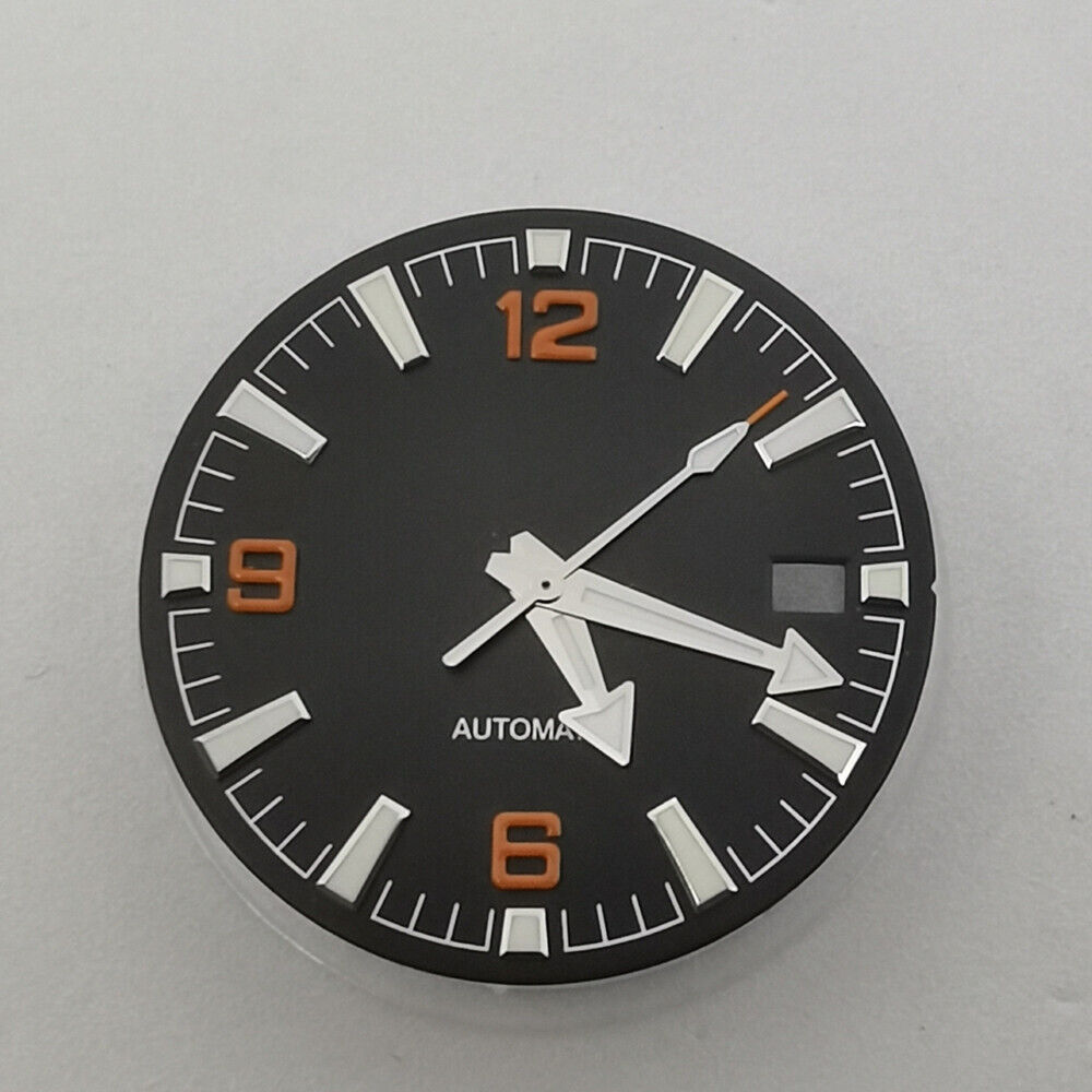 新しいヒポカンプス600 31mm 時計文字盤 グリーン 蓄光 NH35ムーブメント対応