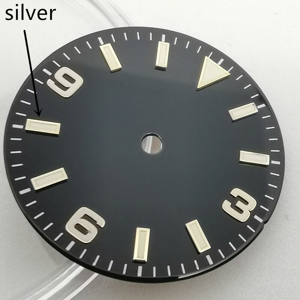29mm Oyster 369 Watch Dial Green Lume Suitable for NH35/NH36 MZ2813 Movement #21