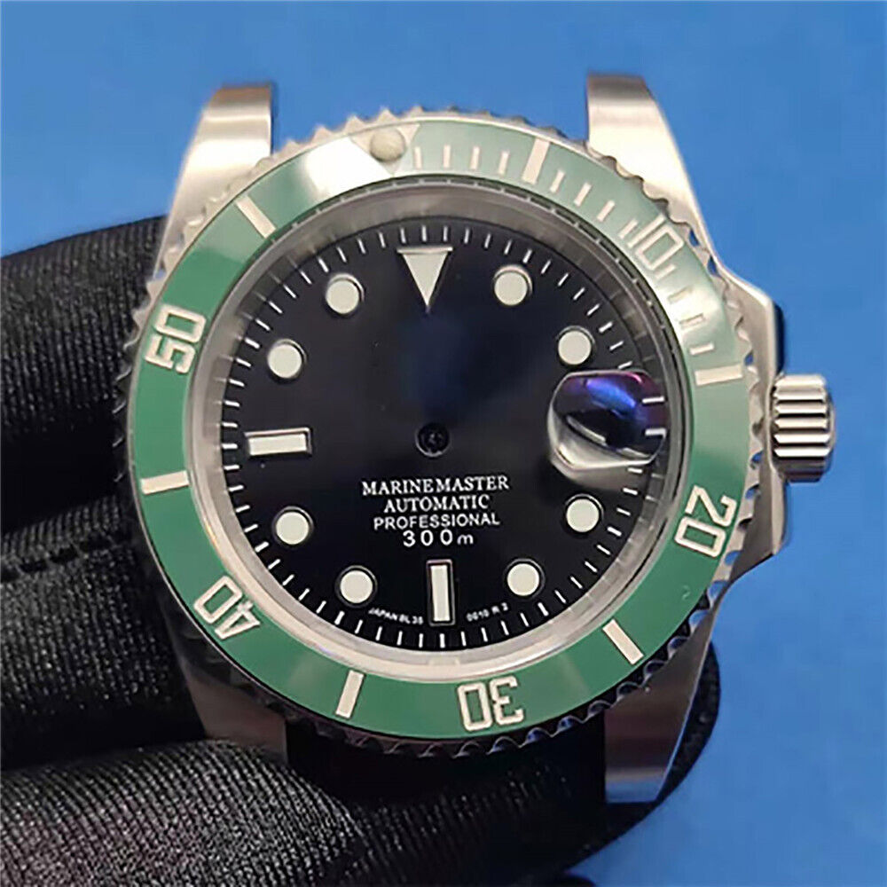 41MM Diving Watch Waterproof Watch Case+Dial+Bezel for NH35/NH36 Movement