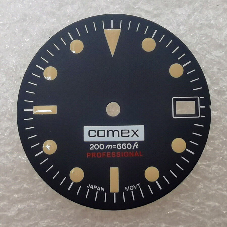 28.50mm watch dial, no lume, compatible with NH35/NH36 movement, sleek design.