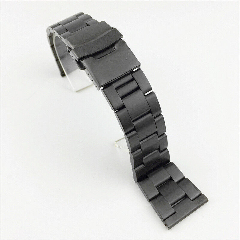 Diving Silk watch band with double lock buckle, available in 18-26mm widths for secure fit and style.