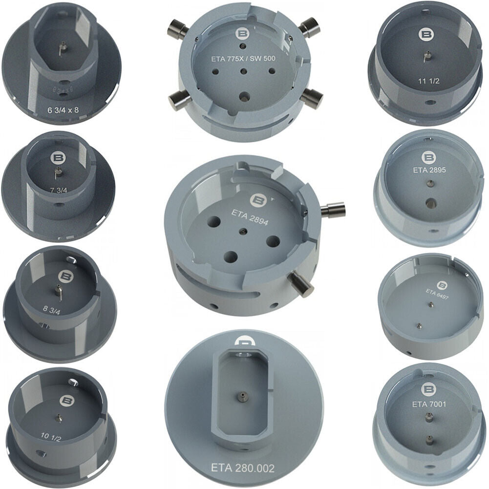 Support individuel pour mouvement de montre standard Bergeon série 7100 pour mouvements <tc>ETA</tc>