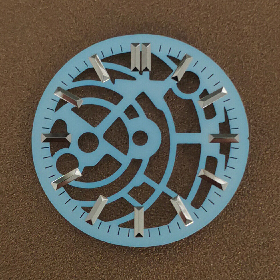 28.50mm Hollow Watch Dial NO Lume Suitable for NH35/NH36/NH70 Movement