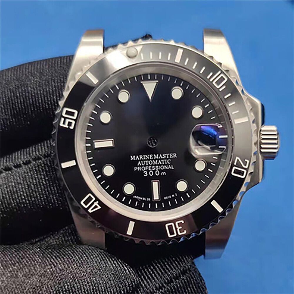 41MM Diving Watch Waterproof Watch Case+Dial+Bezel for NH35/NH36 Movement