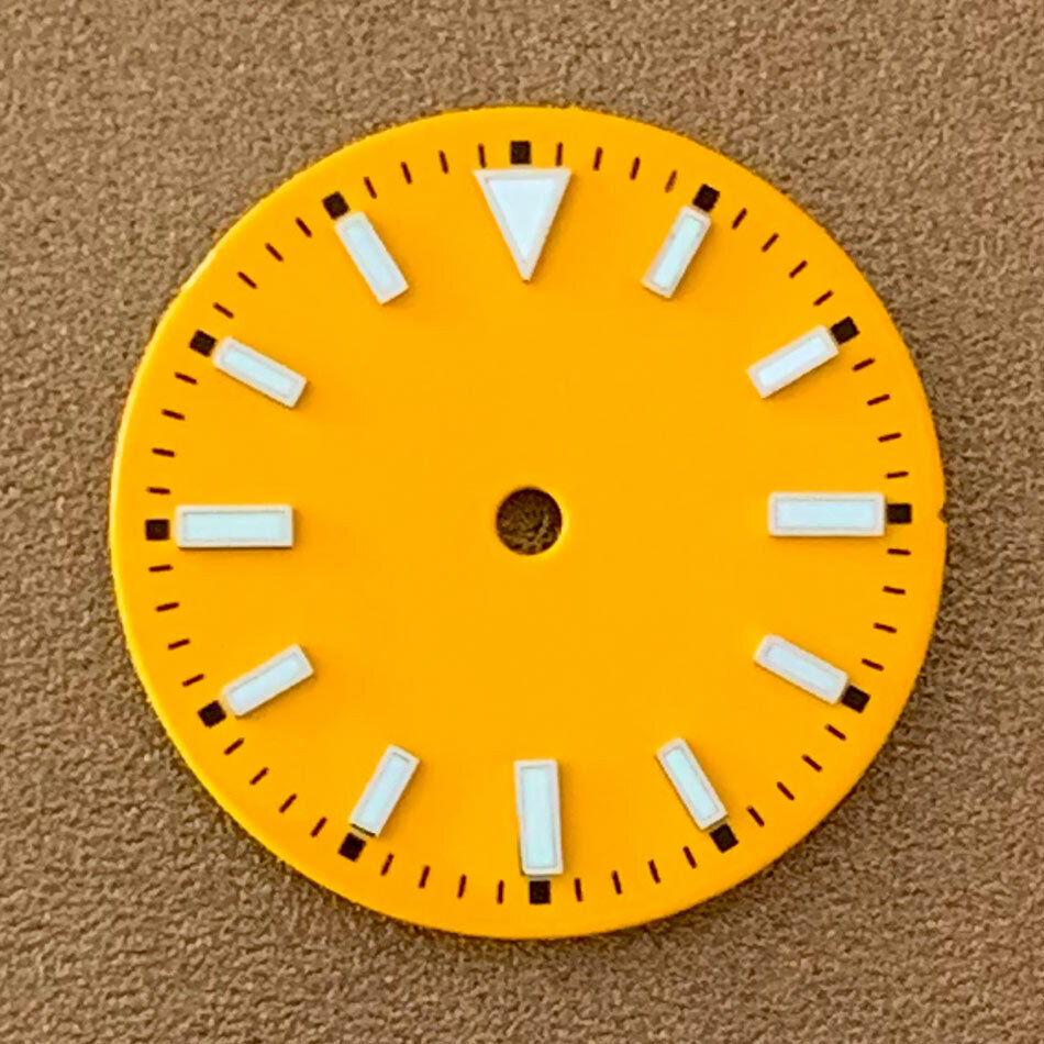 29mm luminous watch dial compatible with NH35/NH36 ETA 2836/8215/2813 movements.