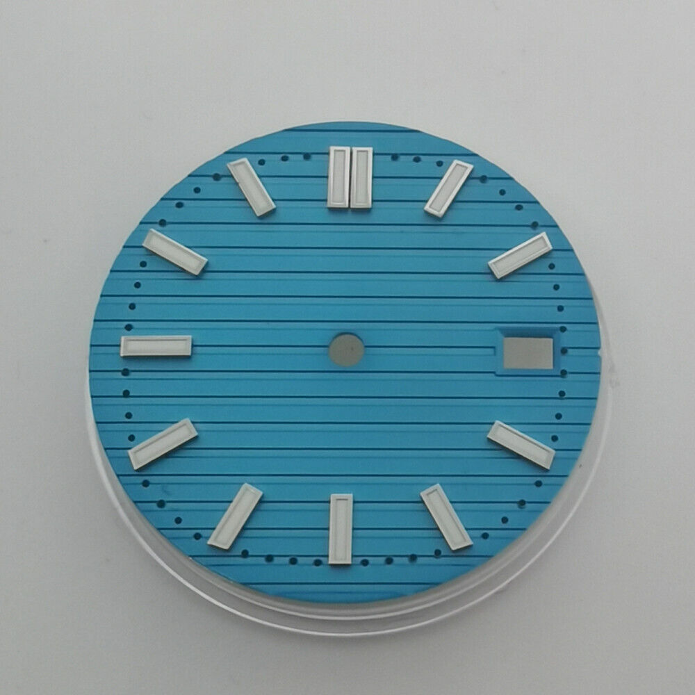 Nouveau cadran de montre 29,7 mm vert lumineux adapté au mouvement NH35 NH36 #B-6