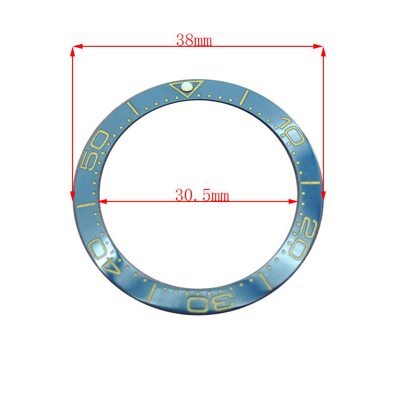 38mm Keramik Uhr Lünette Für GMT Herren Uhr Zubehör Uhr Reparatur Teil