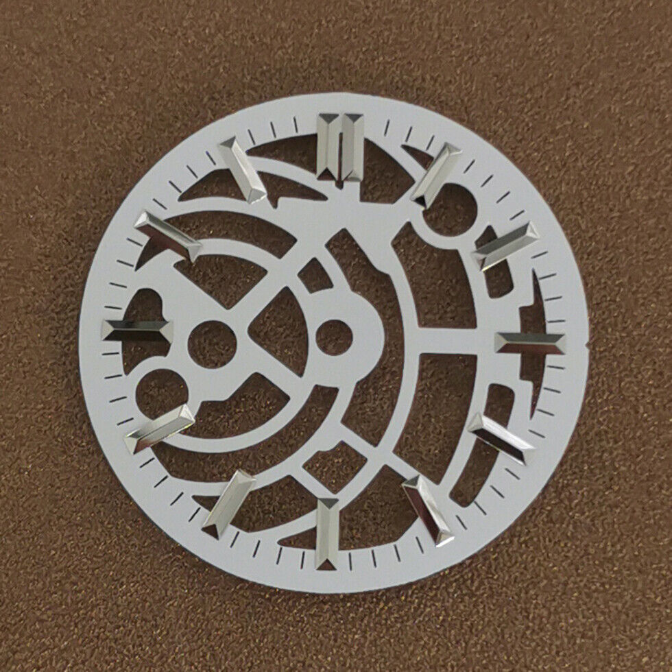 28.50mm Hollow Watch Dial NO Lume Suitable for NH35/NH36/NH70 Movement