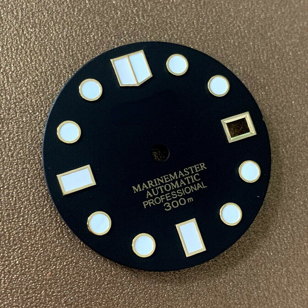 28,50 mm Zifferblatt grün leuchtend passend für NH35 Uhrwerk Uhrenteile #0321