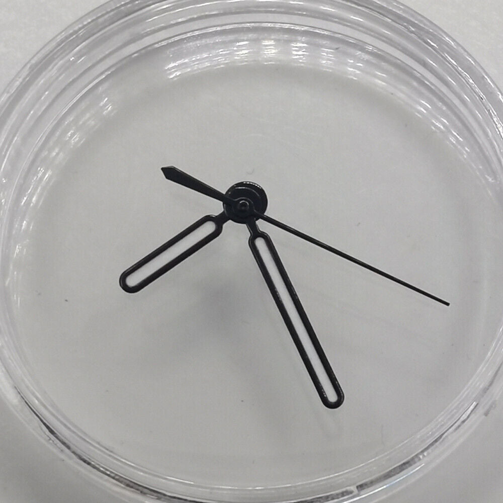 MYT green luminous watch hands set for NH35 NH36 movements, enhancing visibility in low light.