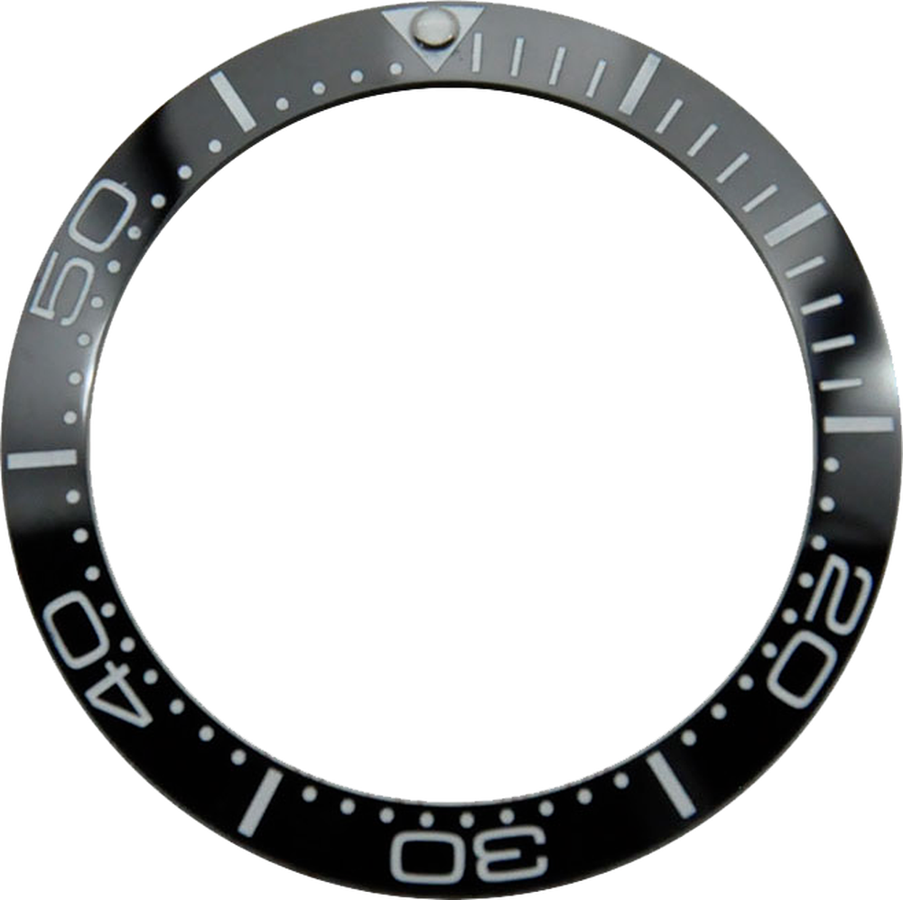 Anillo de bisel cerámico de 38mm para reloj, anillo insertable para bisel para caja de reloj GMT de 40mm