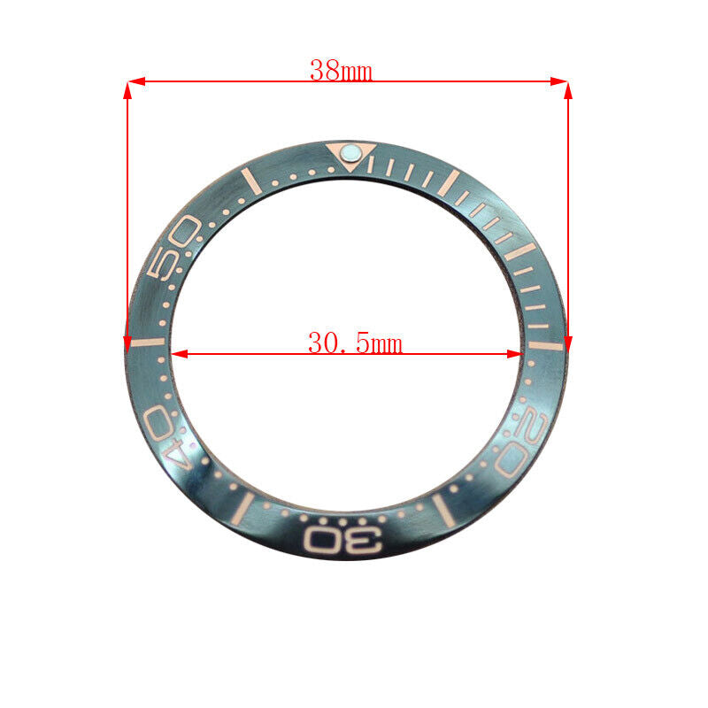38mm Keramik Uhr Lünette Für GMT Herren Uhr Zubehör Uhr Reparatur Teil