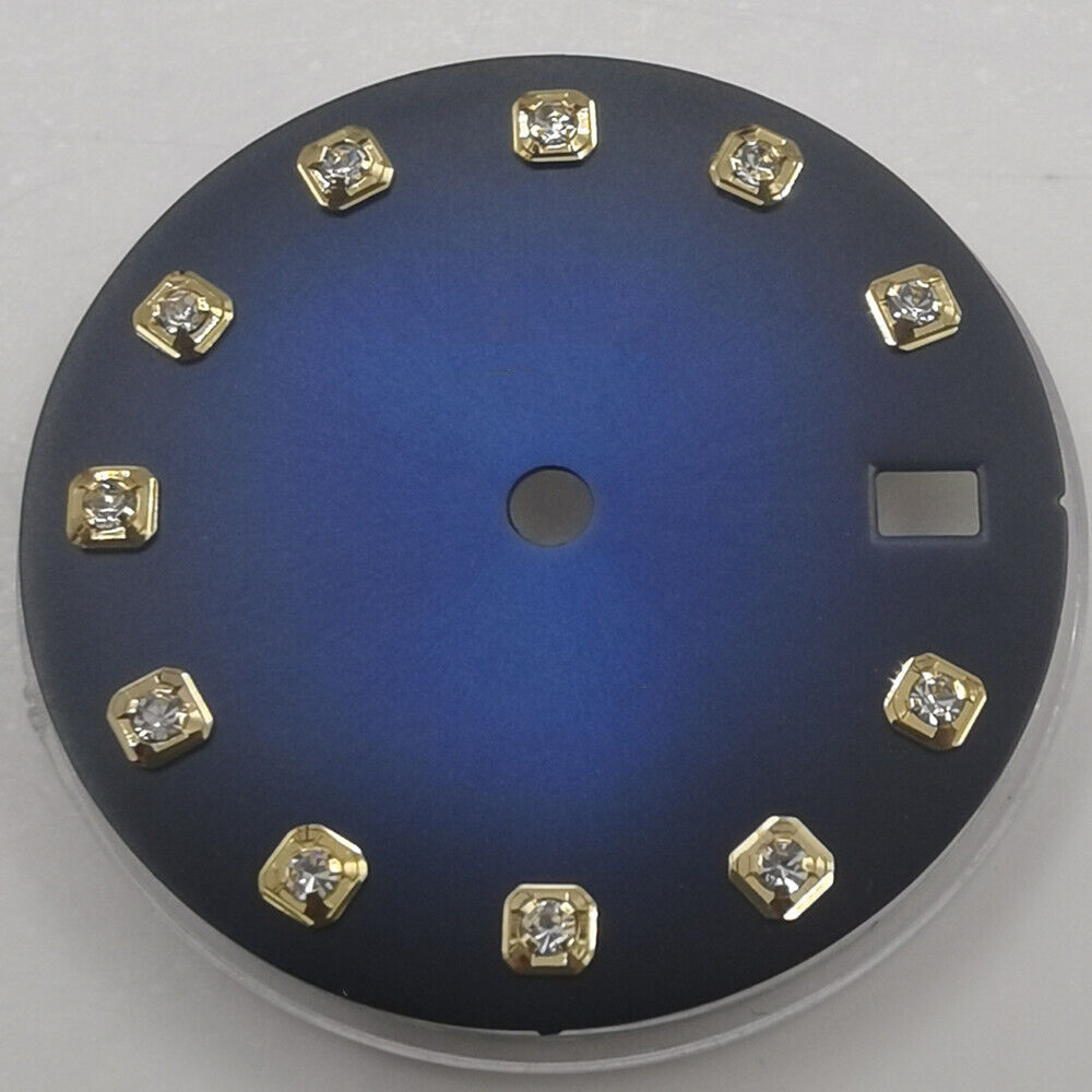 29 mm Zifferblatt ohne Leuchtmasse, geeignet für NH35 NH36 Uhrwerk, Imitation Diamond Nail