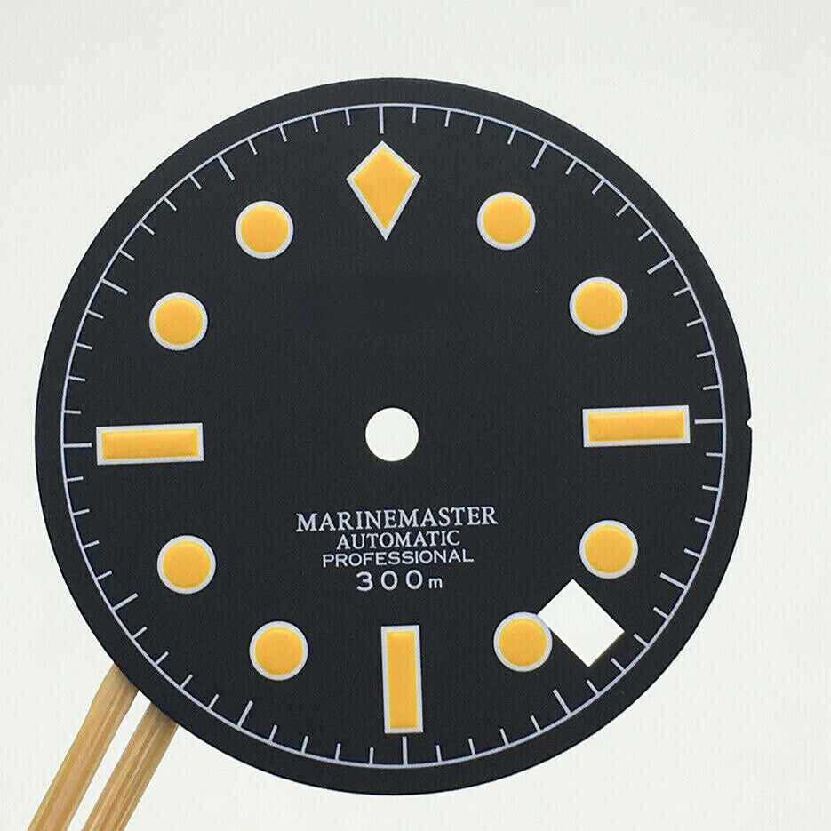 Cadran de montre lumineux de 28,5 mm, adapté au mouvement NH35, pièces de rechange