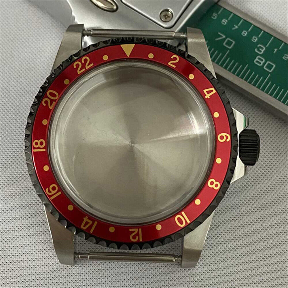 Caja de reloj de acero inoxidable 316L retro de bronce PVD de 39.5mm para NH35/NH36