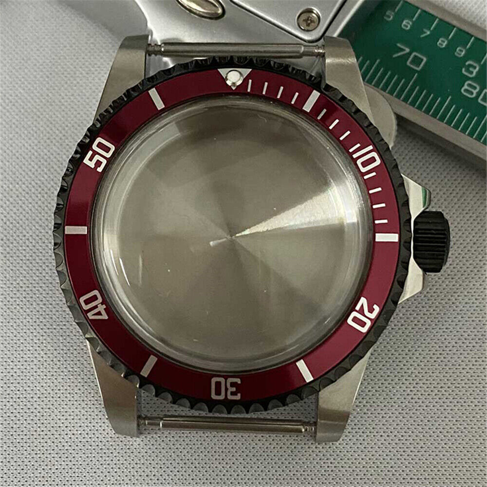 Caja de reloj de acero inoxidable 316L retro de bronce PVD de 39.5mm para NH35/NH36