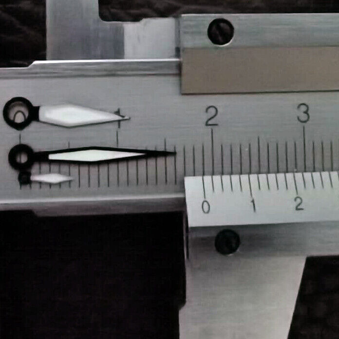 39mm green luminous watch dial for ETA 6497 Seagull ST3600 with small second at 9, brand included.