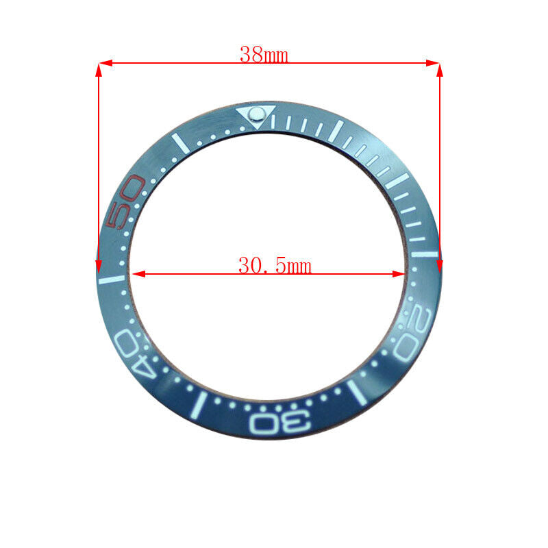 38mm Keramik Uhr Lünette Für GMT Herren Uhr Zubehör Uhr Reparatur Teil