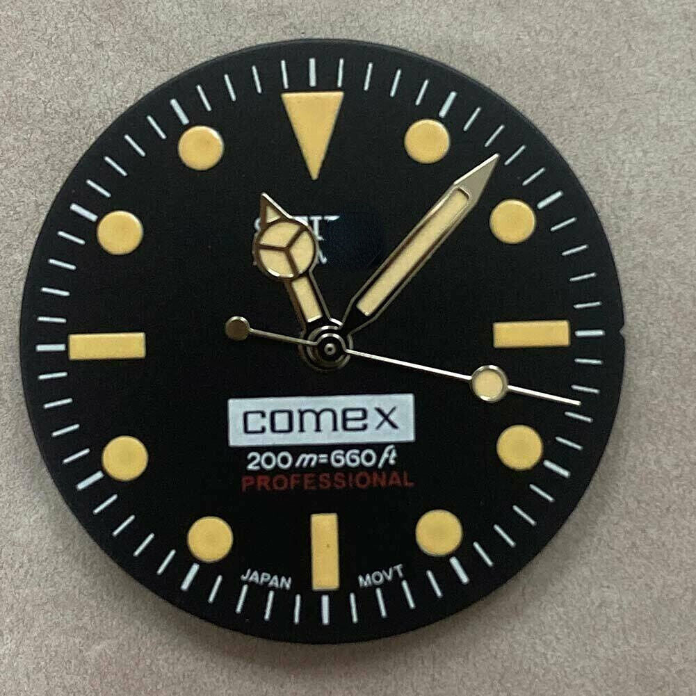 28.50mm Watch Dial Green Luminous Suitable for NH35/NH36 Movement Watch #06