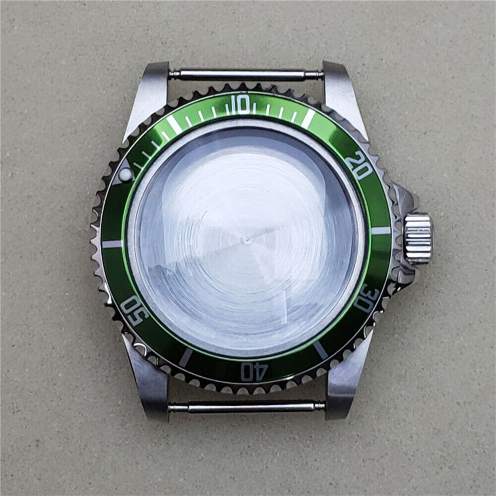 Caja de reloj de acero inoxidable de 39.5MM para NH35/NH36 con cristal acrílico mecánico