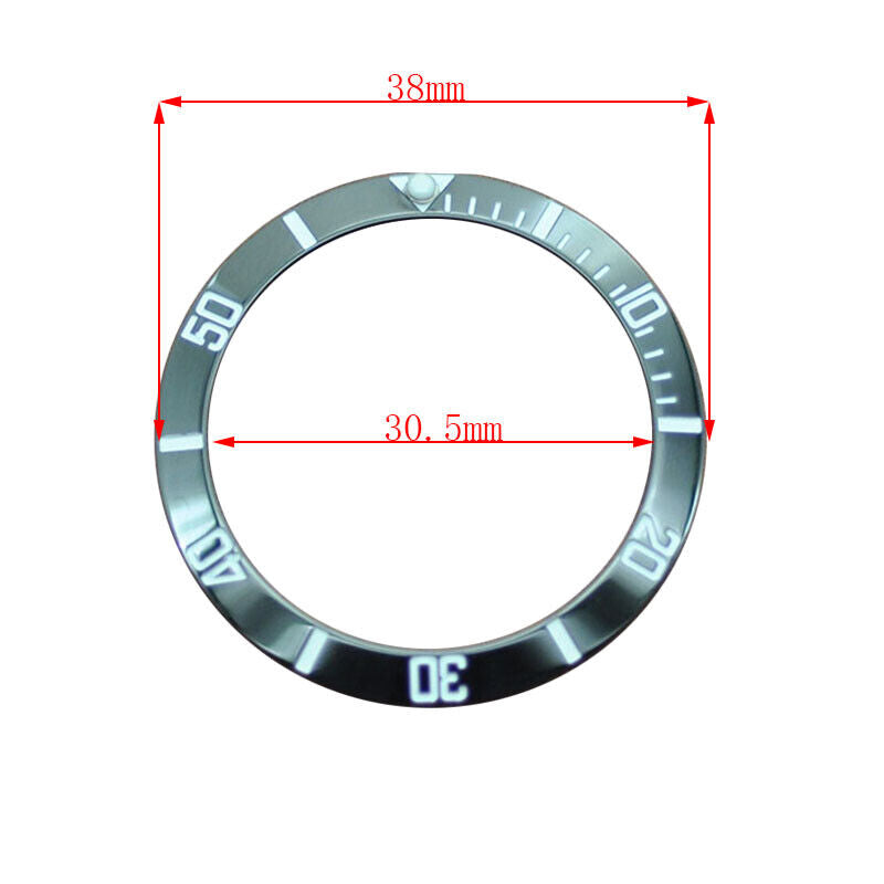 38mm Keramik Uhr Lünette Für GMT Herren Uhr Zubehör Uhr Reparatur Teil