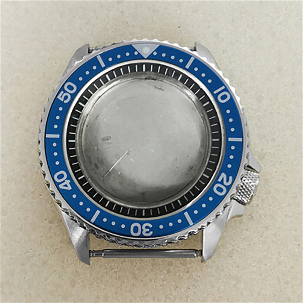 12 opciones caja de reloj de 41.5mm para NH35/36 cajas de acero inoxidable para SKX007
