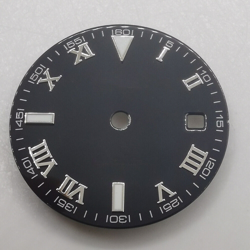 Green luminous 29.2mm watch dial for ETA2824, ETA2836, Miyota 8200, DG2813 movements, watch accessory.