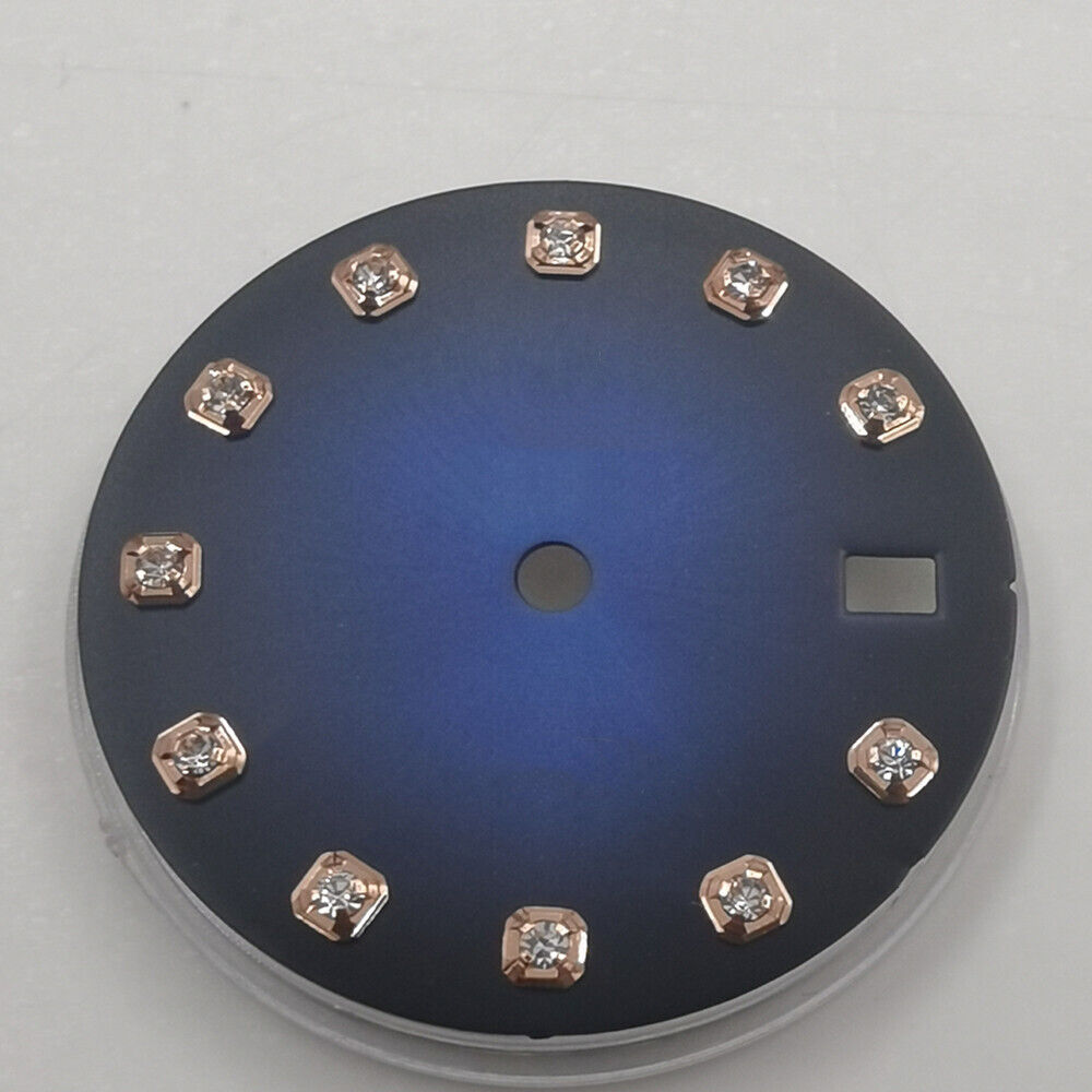29 mm Zifferblatt ohne Leuchtmasse, geeignet für NH35 NH36 Uhrwerk, Imitation Diamond Nail