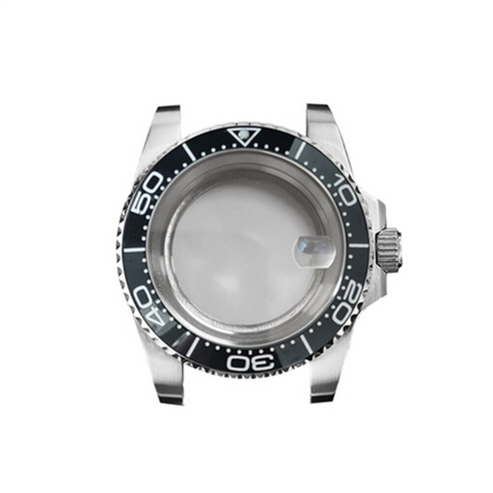 Boîtier de montre en verre saphir grossissant 40 mm pour montre NH35/NH36