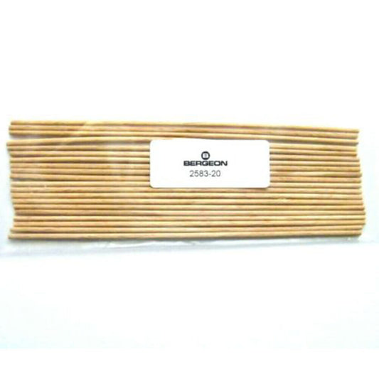 Bergeon Beech Wood Dowels for watch cleaning and polishing, ideal for delicate peg wood tasks.