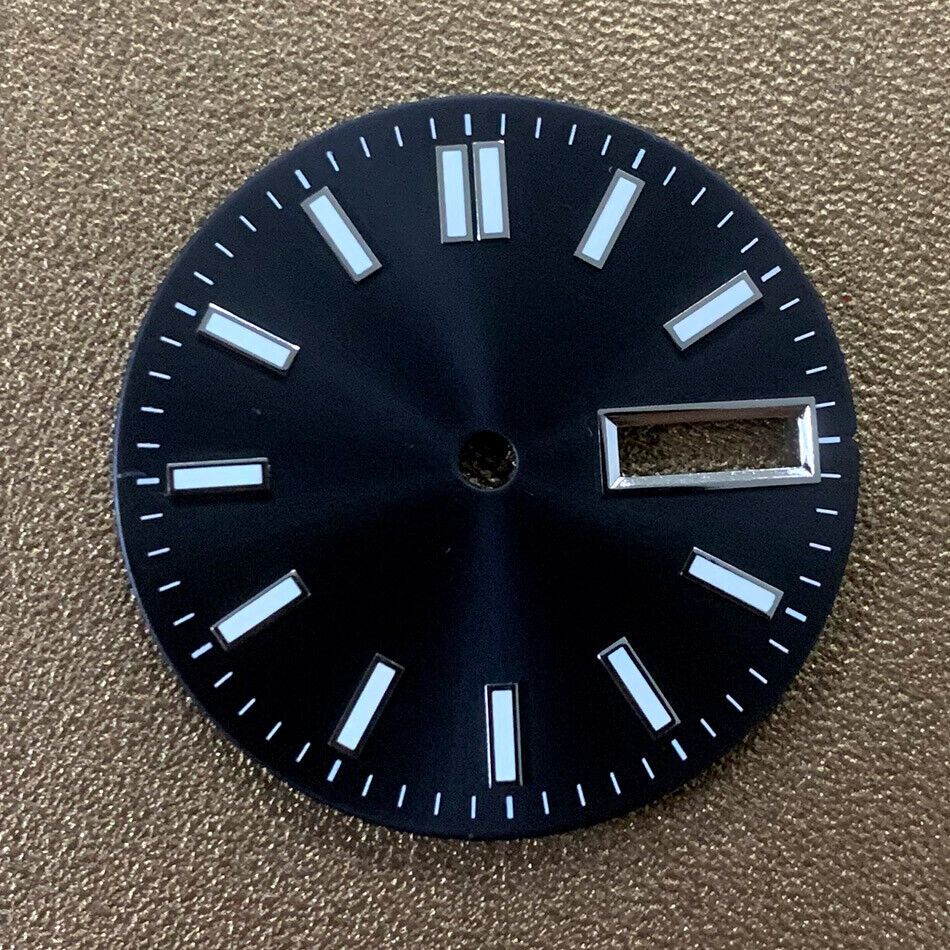 Cadran de montre lumineux de 28,5 mm, adapté au mouvement NH35, pièces de rechange
