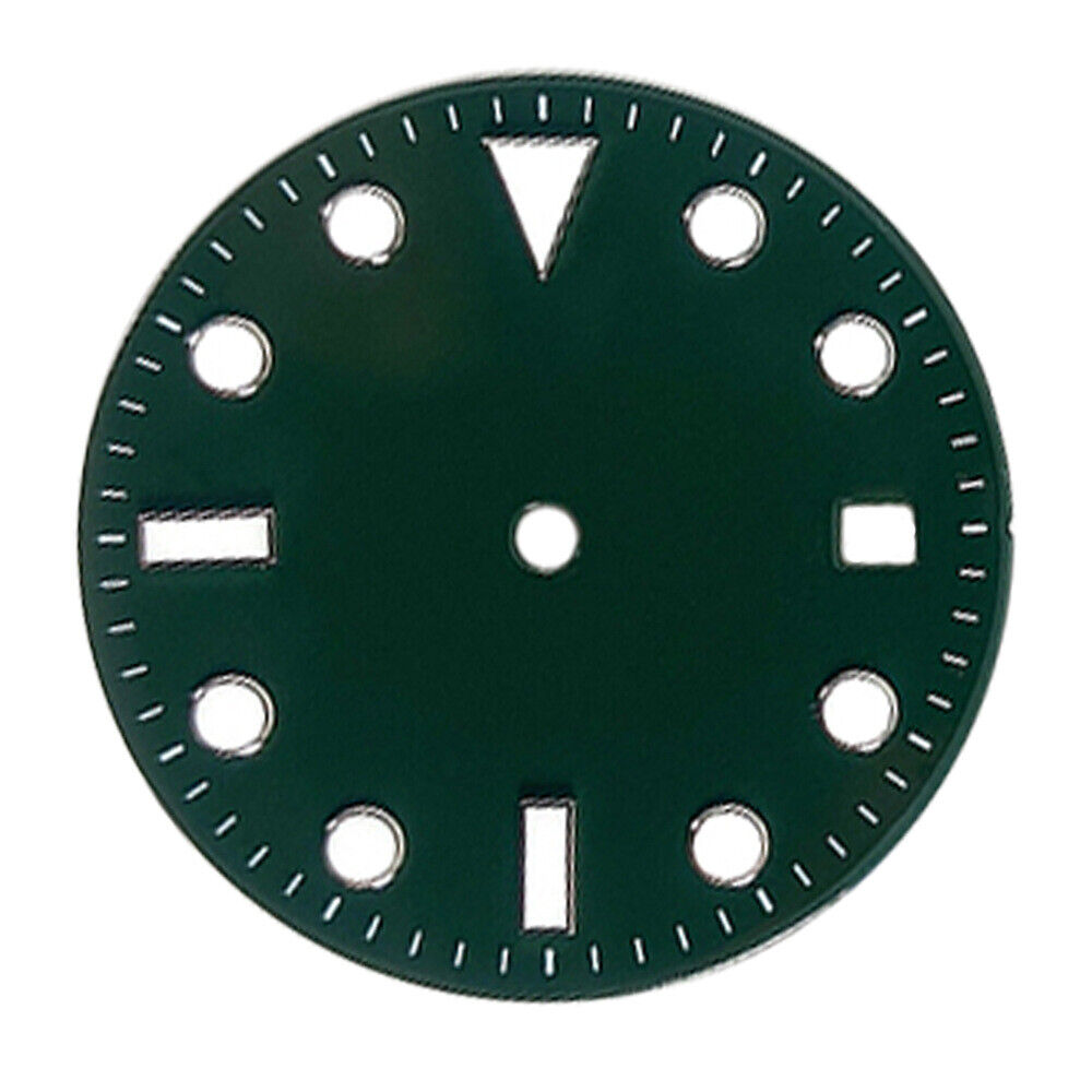 28.5MM watch dial with precise design, compatible with 8215 2813 2836 8200 movements for Seiko accuracy.